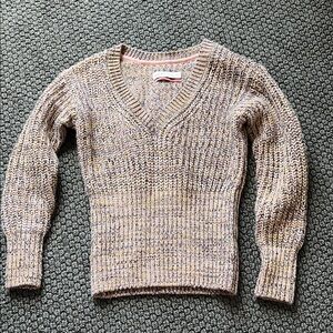 Anthropologie Pilcro Wool Blend V-neck Sweater